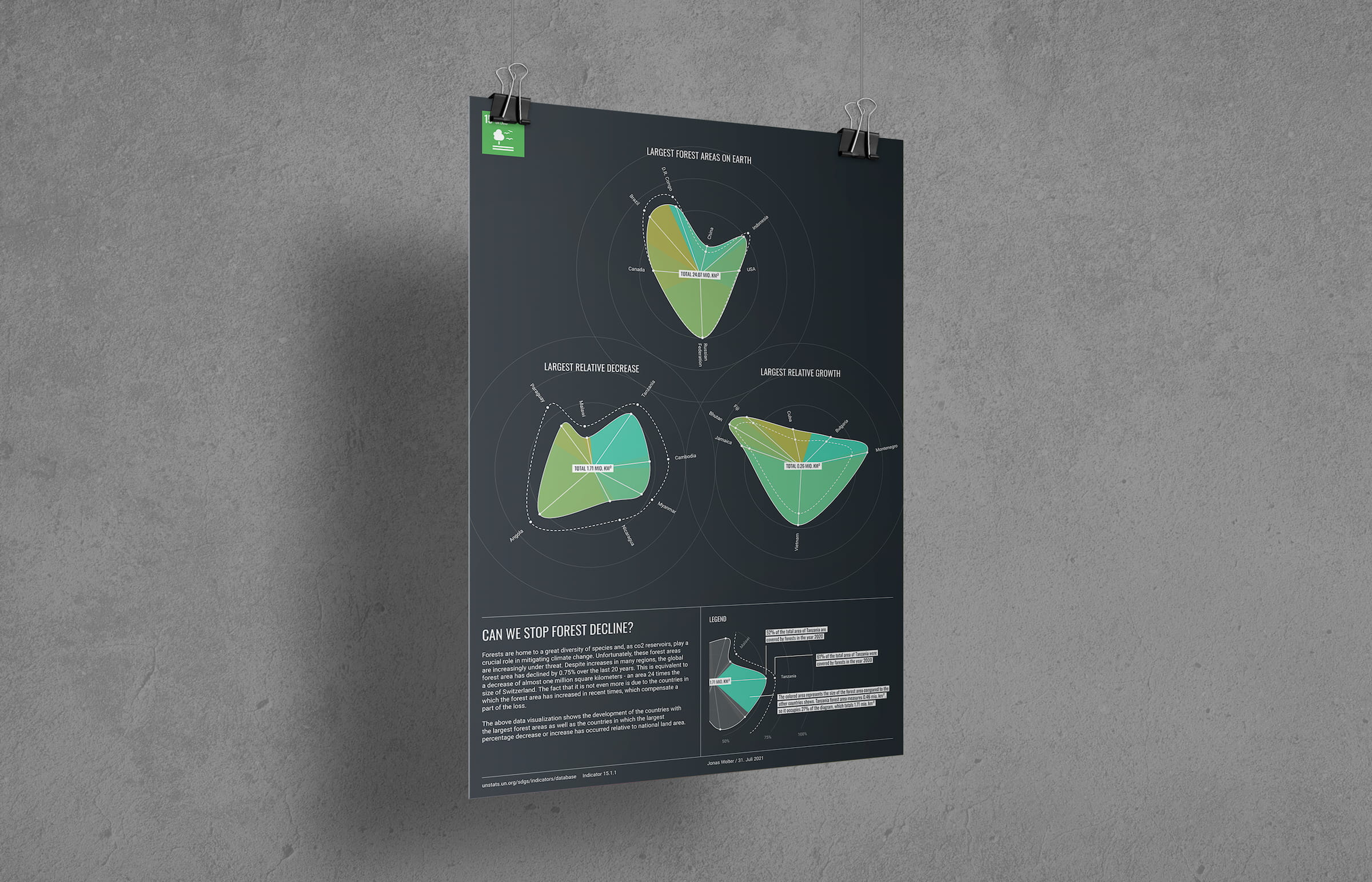 Project "Can we stop forest decline?", Data Visualization